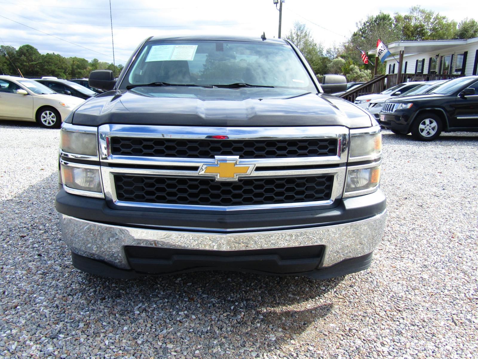 2014 Gray /Gray Chevrolet Silverado 1500 Work Truck 1WT Double Cab 2WD (1GCRCPEH1EZ) with an 4.3L V6 OHV 12V engine, Automatic transmission, located at 15016 S Hwy 231, Midland City, AL, 36350, (334) 983-3001, 31.306210, -85.495277 - Photo #1